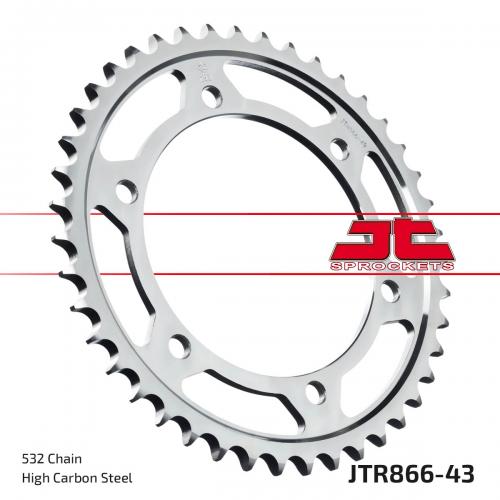 JT SPROCKETS REAR STEEL 43T, 532
