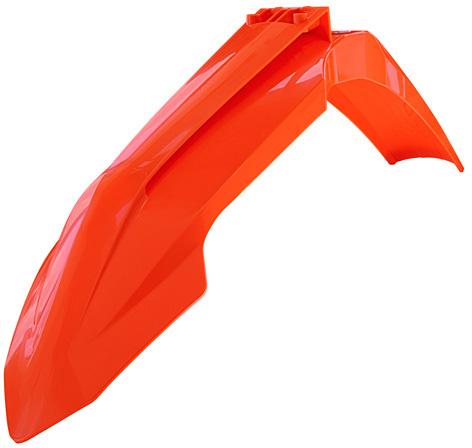 RTECH VENTED FRONT FENDER KTM NEON ORANGE