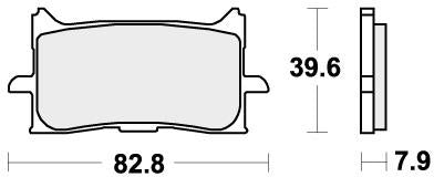 SBS 940HS BRAKE PADS SINTER