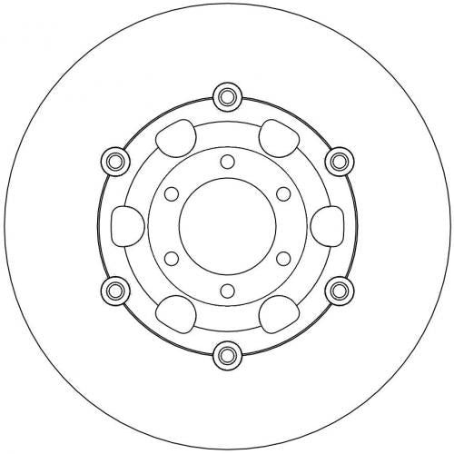 MOTO MASTER 113079, STANDARD SOLID DISC 276 6221113079