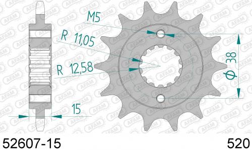 AFAM FRONT 15T, 520 AF15260715