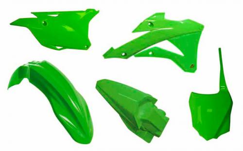 RTECH PLASTICS KIT 5 PCS KAWASAKI GREEN 563225414