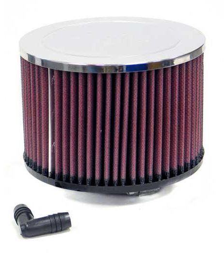 K&N UNIVERSAL FILTER CHROME RA-047V