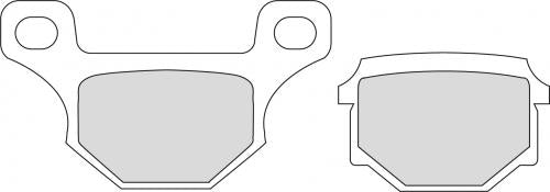 FERODO FDB384P BRAKE PADS ORGANIC