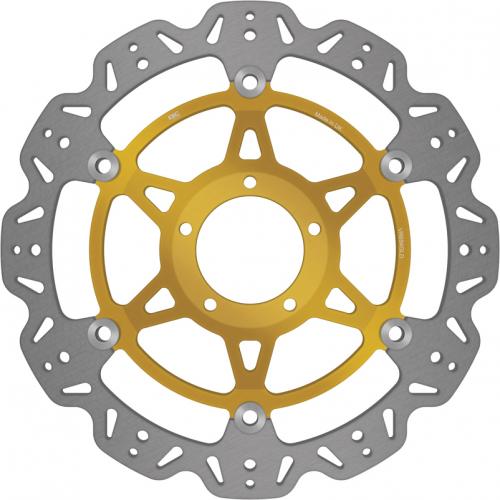 EBC BRAKE DISC VR694GLD VEE FLOATING DISC GOLD CENTRE