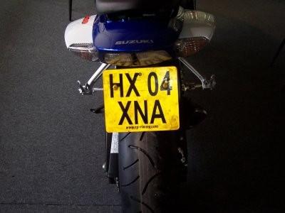 R&G LICENCE PLATE HOLDER, BLACK 41545110