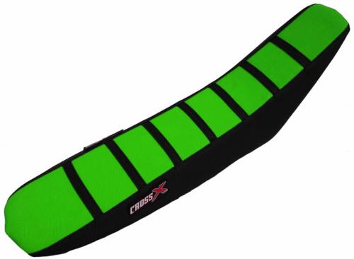 CROSS X SEAT COVER, GREEN/BLACK/BLACK (STRIPES) M2203GBB