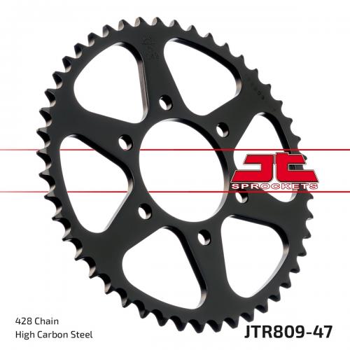 JT SPROCKETS REAR STEEL 47T, 428 JTR080947
