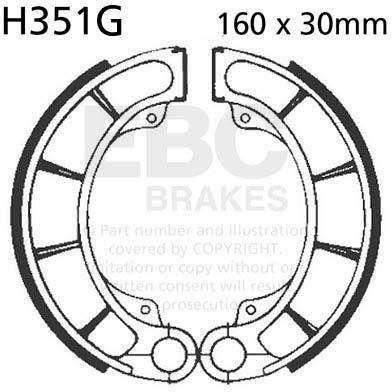 EBC H351G EBC BRAKE SHOES