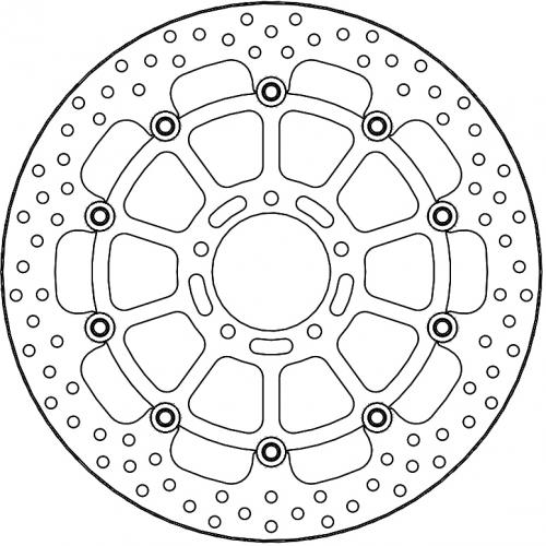 MOTO MASTER 112299, HALO FLOATING ALU DISC