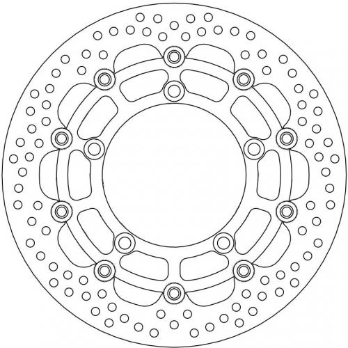 MOTO MASTER 112133, HALO FLOATING ALU DISC 290