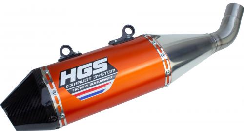 HGS SLIP ON ORANGE CARB. END CAP HGKT6002122