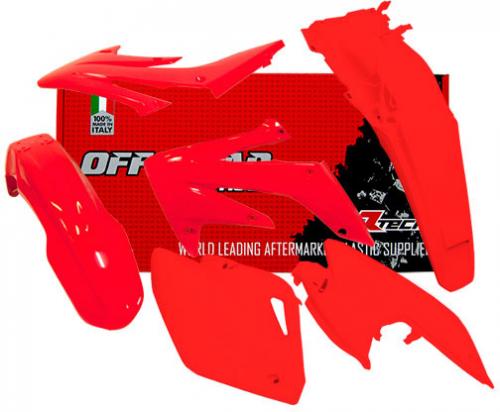 RTECH PLASTICS KIT 4 PCS HONDA RED 563210414