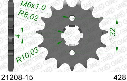 AFAM FRONT 15T, 428 AF12120815