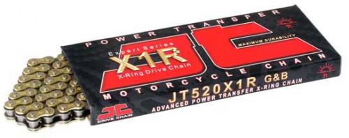 JT CHAINS 520X1R X 120 GOLD JT HEAVY DUTY X-RING CHAIN