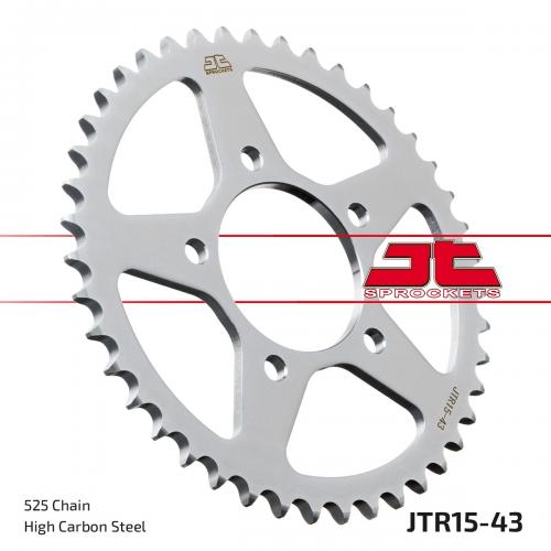 JT SPROCKETS REAR STEEL 43T, 525 JTR001543