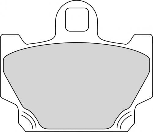 FERODO FDB311P BRAKE PADS ORGANIC