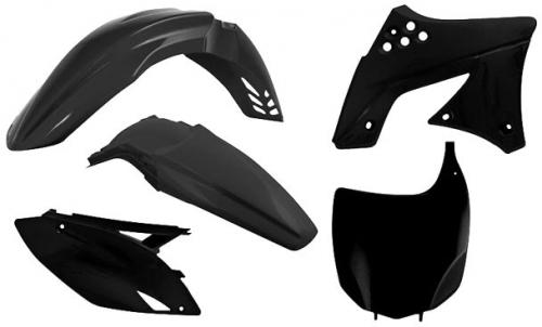RTECH PLASTICS KIT 5 PCS KAWASAKI BLACK 563225546