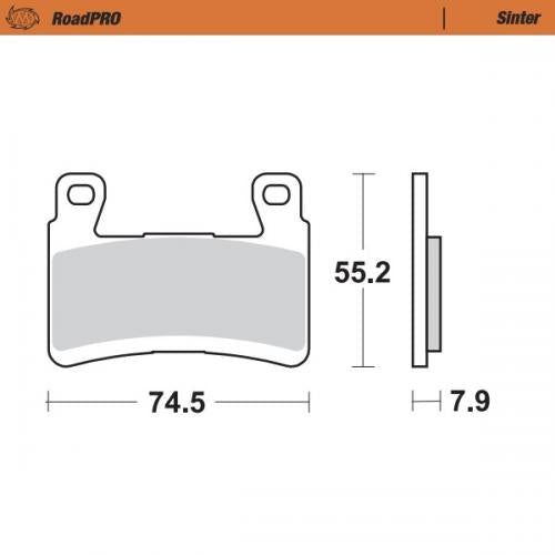 MOTO MASTER 407901, BRAKE PADS SINTER