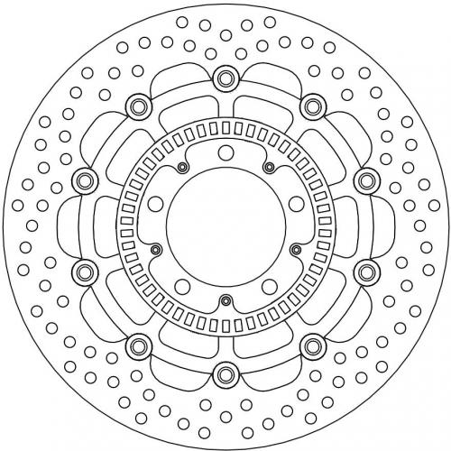 MOTO MASTER 112124, HALO FLOATING ALU DISC 300