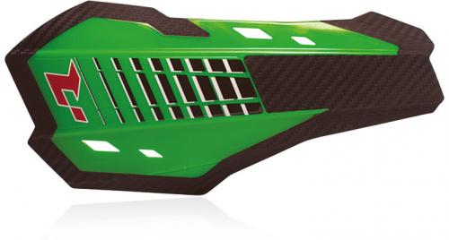 RTECH HP2 HANDGUARDS-WITH MOUNTING KIT GREEN