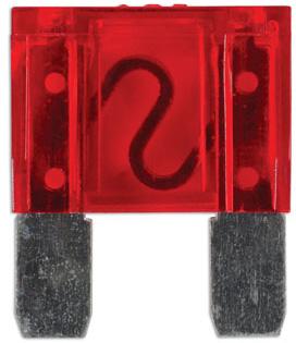 LASER TOOLS MAXI BLADE FUSES 50A, RED 10PC