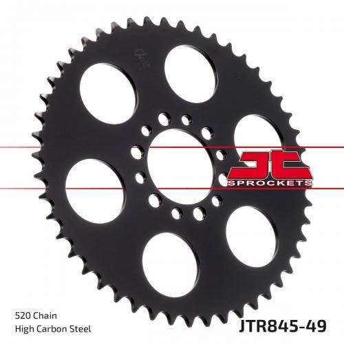 JT SPROCKETS REAR STEEL 49T, 520 JTR084549