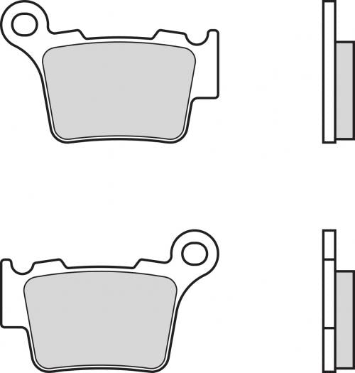 BREMBO 07BB27TT BRAKE PADS ORGANIC