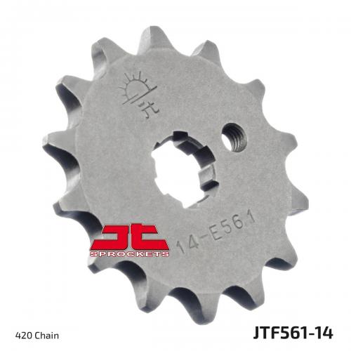JT SPROCKETS FRONT STEEL 14T, 420 JTF056114