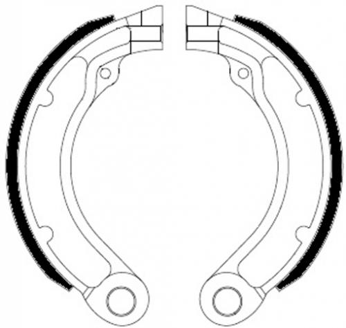 FERODO FSB873A BRAKE SHOE SET