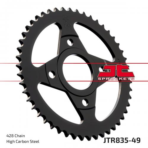 JT SPROCKETS REAR STEEL 49T, 428 JTR083549