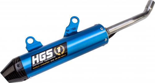 HGS SILENCER ALU BLUE CARB. END CAP HGKT2010132