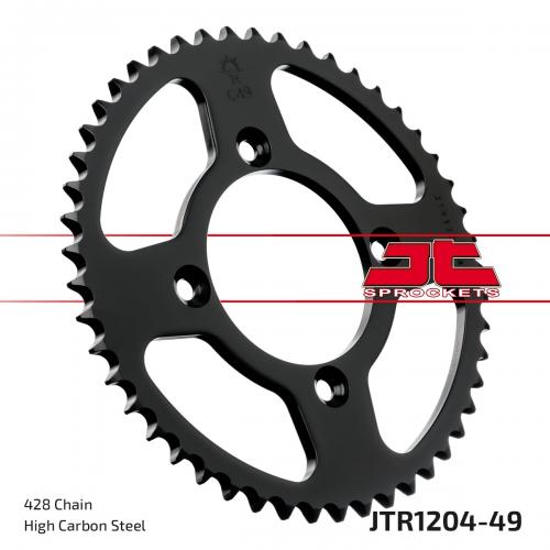 JT SPROCKETS REAR STEEL 49T, 428 JTR120449