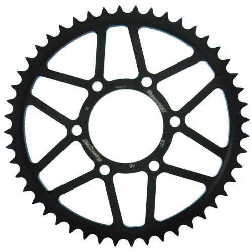 SUPERSPROX SUPERSPROX REAR STEEL 48T, BLACK, 520 SU482748B