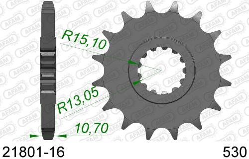 AFAM FRONT 16T, 530 AF12180116