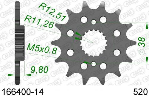 AFAM FRONT 14T, 520 AF116640014