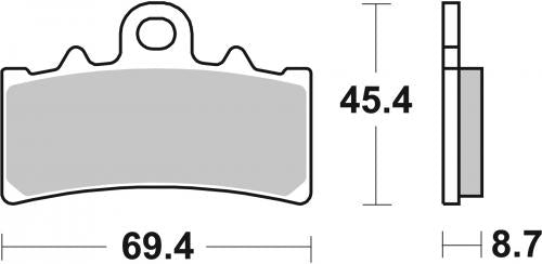 BREMBO 07GR18SR BRAKE PADS SINTER SPORT