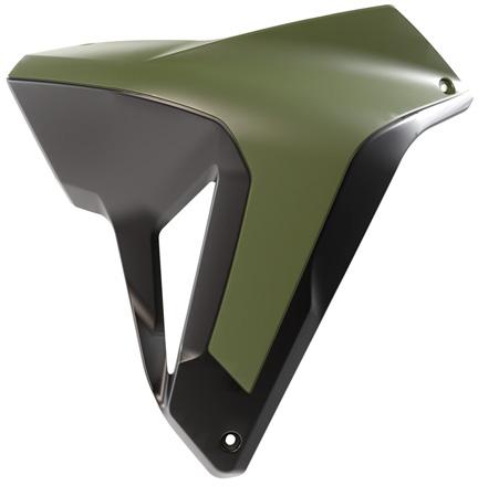 RTECH RADIATOR SCOOPS NAVY GREENBLACK