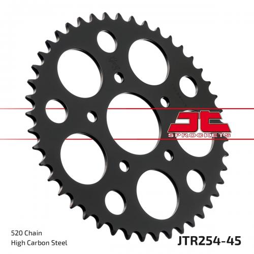 JT SPROCKETS REAR STEEL 45T, 520 JTR025445