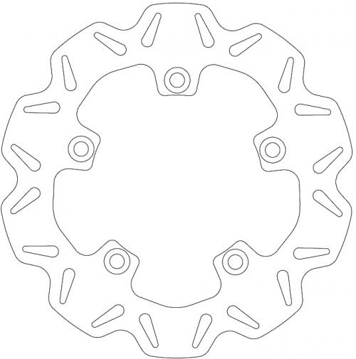 EBC BRAKE DISC VR3108 BC VR SOLID REAR DISC