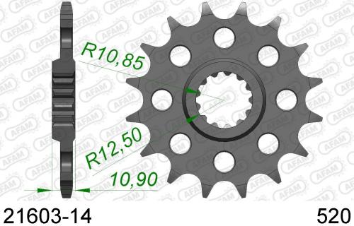 AFAM FRONT 14T, 520 AF12160314