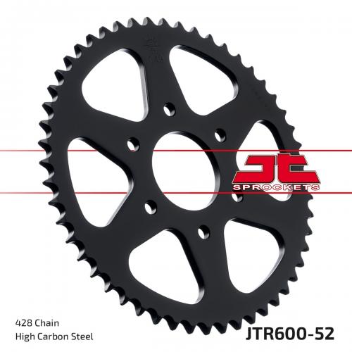 JT SPROCKETS REAR STEEL 52T, 428 JTR060052