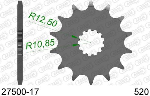 AFAM FRONT 17T, 520 AF12750017