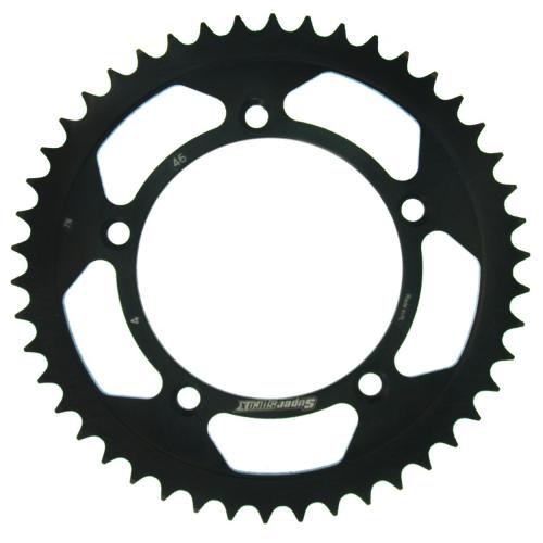 SUPERSPROX SUPERSPROX REAR STEEL 46T, BLACK, 420 SU4446B