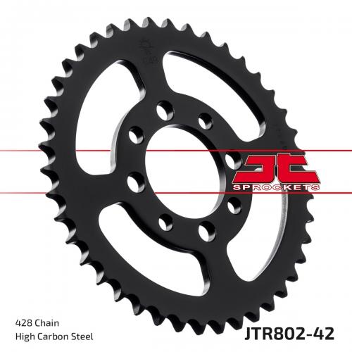 JT SPROCKETS REAR STEEL 42T, 428 JTR080242