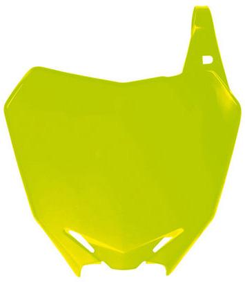 RTECH FRONT NUMBER PLATE SUZUKI NEON YELLOW 565235485