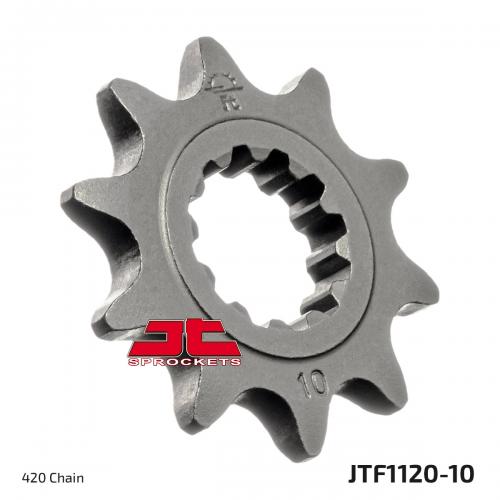 JT SPROCKETS FRONT STEEL 10T, 420 JTF112010