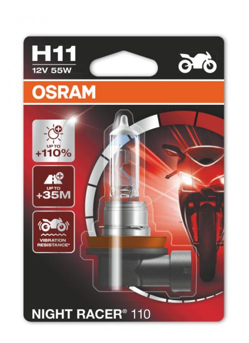 OSRAM 12V 55W H11 NIGHT RACER 110