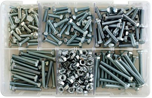 LASER TOOLS ASSORTED M6 SETSCREWS & NUTS 295PC