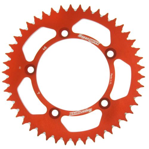 SUPERSPROX SUPERSPROX REAR ALU 46T, ORANGE, 420